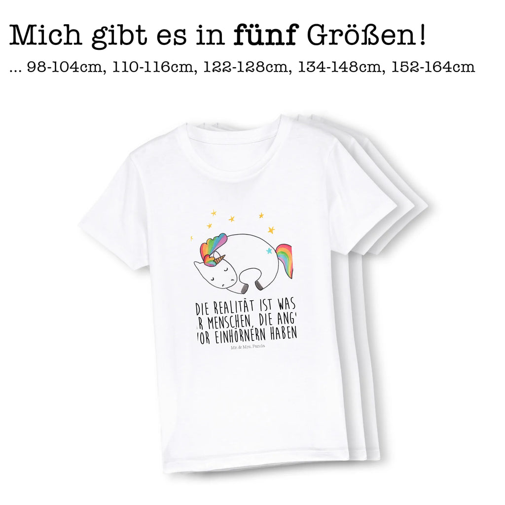 Organic Kinder T-Shirt Einhorn Nacht Kinder T-Shirt Jungen, Kinder T-Shirt Mädchen, Kinder T-Shirt, Einhorn, Einhörner, Einhorn Deko, Unicorn, Ruhe, Geschenk, Träume, Realität, Menschen, Freundin, Traum