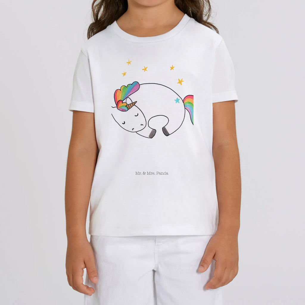 Organic Kinder T-Shirt Einhorn Nacht Kinder T-Shirt Jungen, Kinder T-Shirt Mädchen, Kinder T-Shirt, Einhorn, Einhörner, Einhorn Deko, Unicorn, Ruhe, Geschenk, Träume, Realität, Menschen, Freundin, Traum