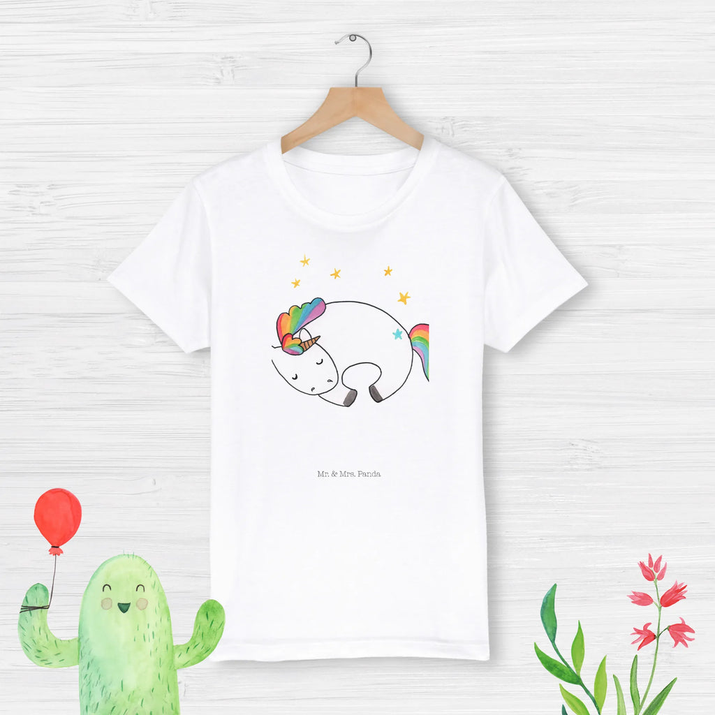 Organic Kinder T-Shirt Einhorn Nacht Kinder T-Shirt Jungen, Kinder T-Shirt Mädchen, Kinder T-Shirt, Einhorn, Einhörner, Einhorn Deko, Unicorn, Ruhe, Geschenk, Träume, Realität, Menschen, Freundin, Traum