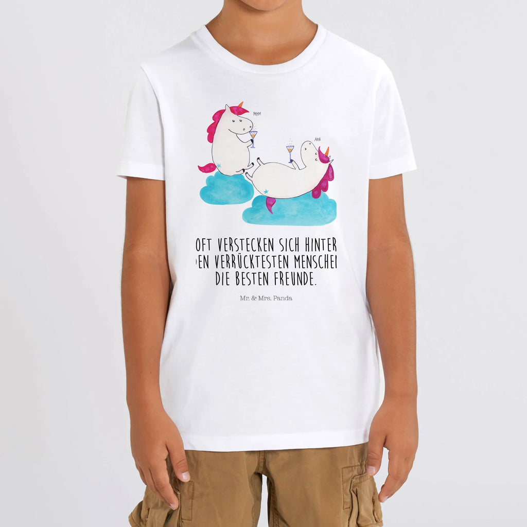 Organic Kids T-Shirt unicorn sparkling wine Kinder T-Shirt, Kinder T-Shirt Mädchen, Kinder T-Shirt Jungen, Einhorn, Einhörner, Einhorn Deko, Unicorn, Mädelsabend, Sekt, Freundin, BFF, Party, Anstoßen, Spaß, Freundinnen, Beste, Korken