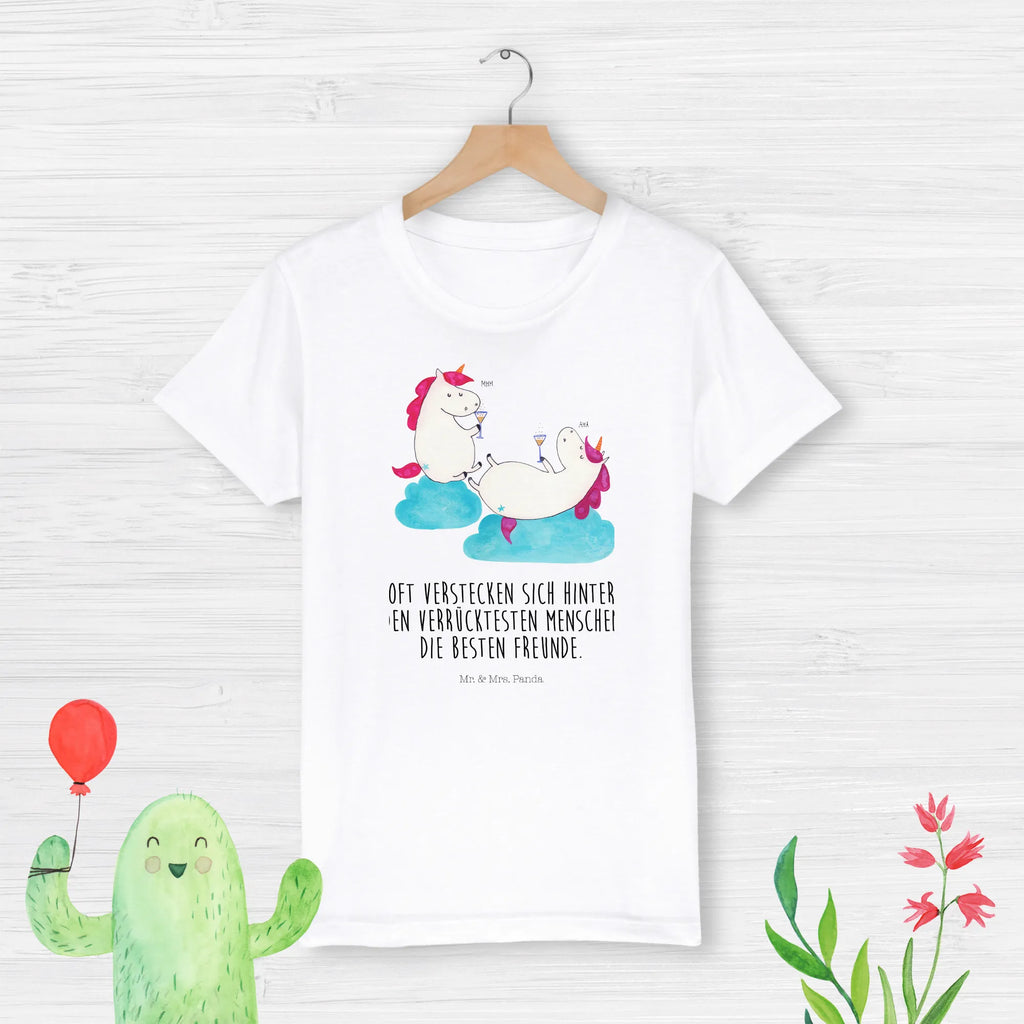 Organic Kids T-Shirt unicorn sparkling wine Kinder T-Shirt, Kinder T-Shirt Mädchen, Kinder T-Shirt Jungen, Einhorn, Einhörner, Einhorn Deko, Unicorn, Mädelsabend, Sekt, Freundin, BFF, Party, Anstoßen, Spaß, Freundinnen, Beste, Korken