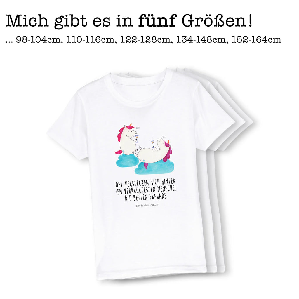 Organic Kids T-Shirt unicorn sparkling wine Kinder T-Shirt, Kinder T-Shirt Mädchen, Kinder T-Shirt Jungen, Einhorn, Einhörner, Einhorn Deko, Unicorn, Mädelsabend, Sekt, Freundin, BFF, Party, Anstoßen, Spaß, Freundinnen, Beste, Korken