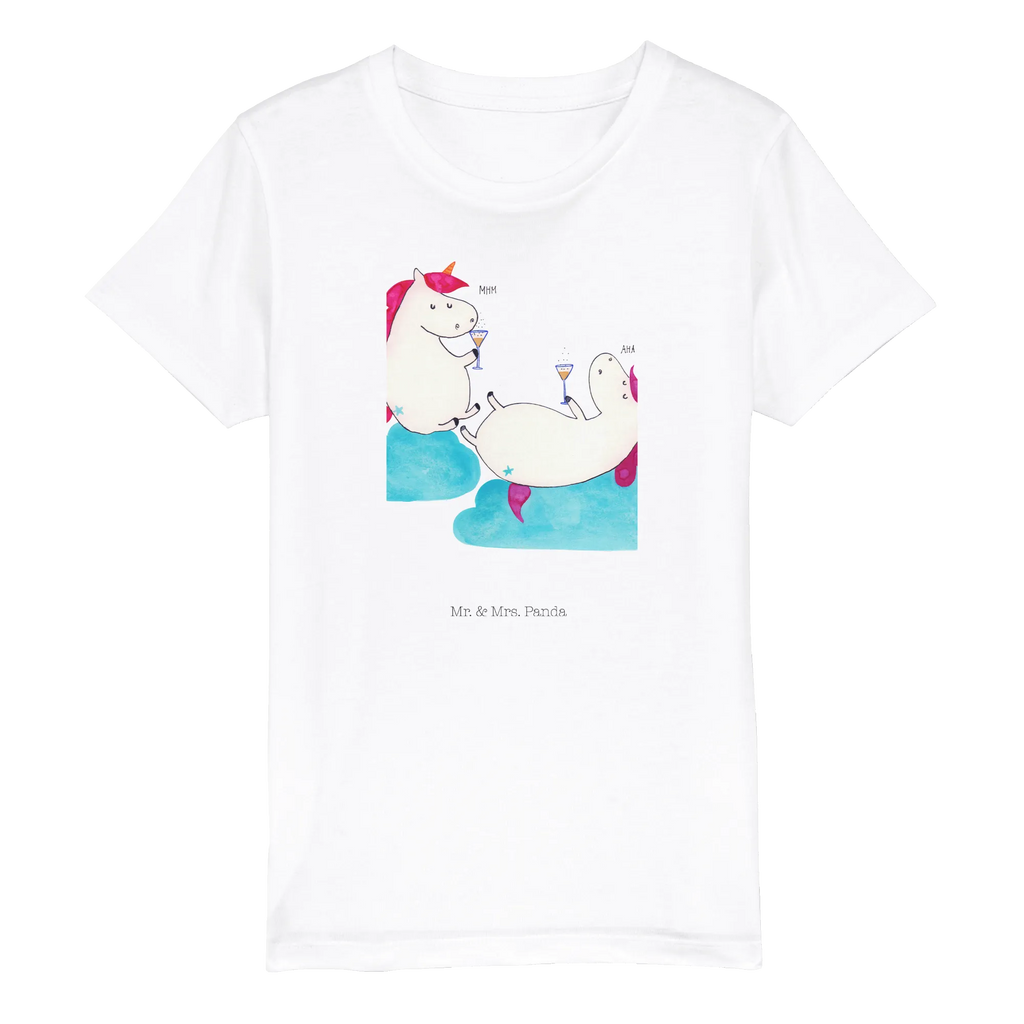 Organic Kids T-Shirt unicorn sparkling wine Kinder T-Shirt, Kinder T-Shirt Mädchen, Kinder T-Shirt Jungen, Einhorn, Einhörner, Einhorn Deko, Unicorn, Mädelsabend, Sekt, Freundin, BFF, Party, Anstoßen, Spaß, Freundinnen, Beste, Korken