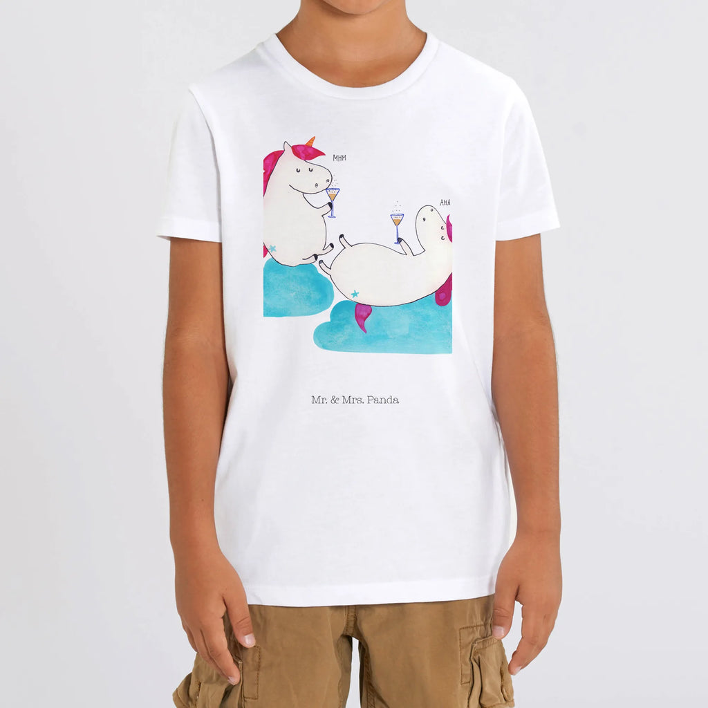 Organic Kids T-Shirt unicorn sparkling wine Kinder T-Shirt, Kinder T-Shirt Mädchen, Kinder T-Shirt Jungen, Einhorn, Einhörner, Einhorn Deko, Unicorn, Mädelsabend, Sekt, Freundin, BFF, Party, Anstoßen, Spaß, Freundinnen, Beste, Korken