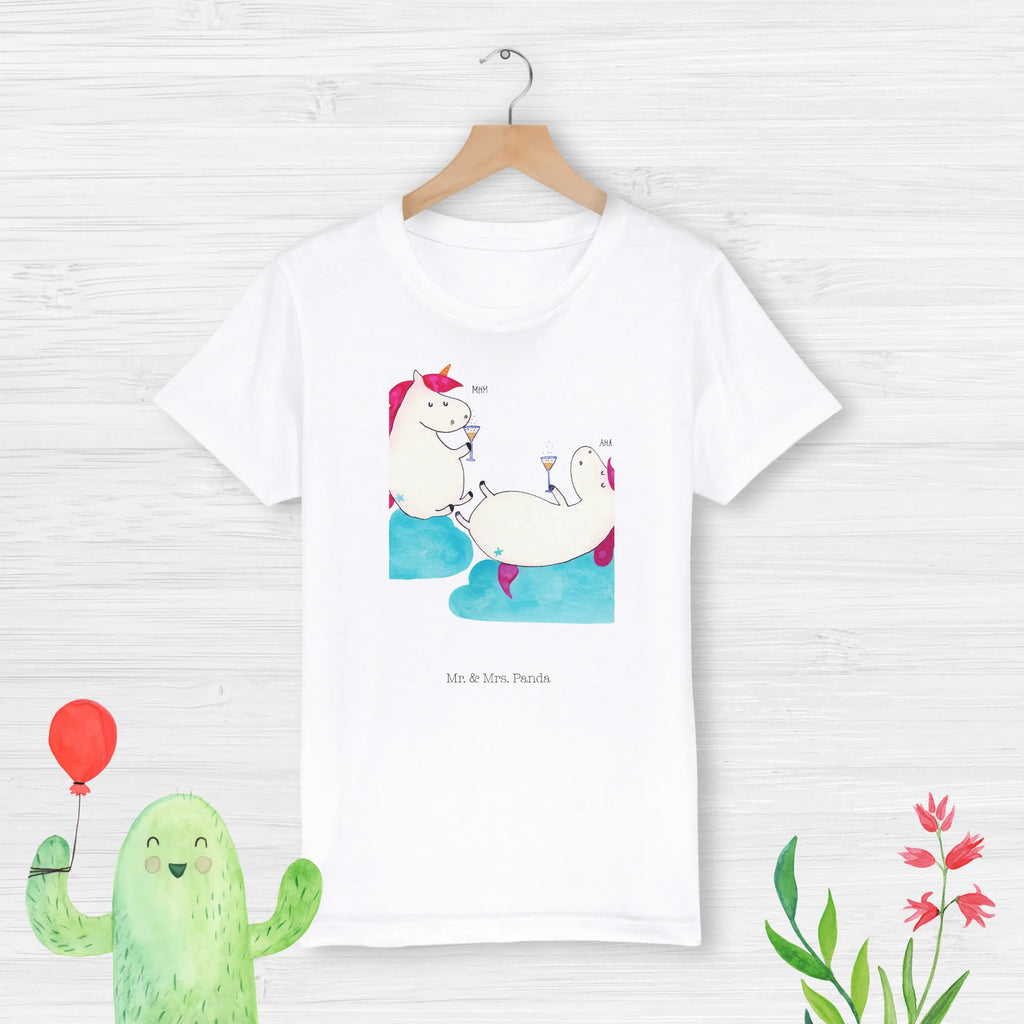 Organic Kids T-Shirt unicorn sparkling wine Kinder T-Shirt, Kinder T-Shirt Mädchen, Kinder T-Shirt Jungen, Einhorn, Einhörner, Einhorn Deko, Unicorn, Mädelsabend, Sekt, Freundin, BFF, Party, Anstoßen, Spaß, Freundinnen, Beste, Korken