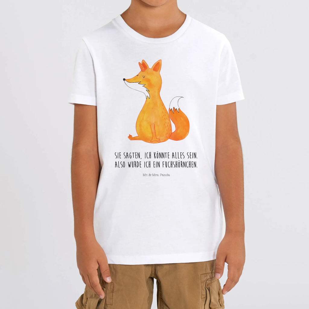 Organic Kinder T-Shirt Einhorn Wunsch Kinder T-Shirt Mädchen, Kinder T-Shirt, Kinder T-Shirt Jungen, Unicorn, Einhörner, Einhorn Deko, Einhorn, Füchse, Unicorns, Fuchs, Fuchshörnchen, Foxycorn, Fuchshorn