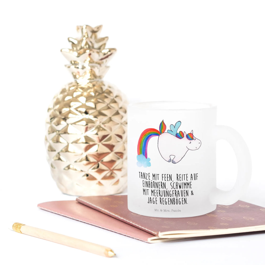 Glass tea cup unicorn Pegasus Tea cup, glass, tea glass, mug, tea, unicorn, unicorns, growing up, unicorn love, rainbow, Unicorn, pegasus, glitter, playing, reality, saying fun
