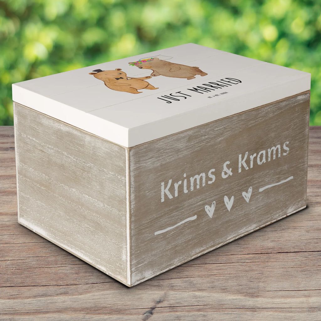 Wooden chest bears marriage Erinnerungsbox, Geschenkdose, Schatulle, Aufbewahrungsbox, Kiste, Geschenkbox, Schatzkiste, Truhe, XXL, Erinnerungskiste, Dekokiste, Holzkiste, Hochzeit, Hochzeitsgeschenk, Ehe, Hochzeitsfeier, Trauung, Trauungsgeschenk, Hochzeitskarte, Verlobungsfeier, Verlobungsgeschenk, Hochzeitsgeschenkideen, Hochzeitsgeschenke für Brautpaar, Geschenk zur Hochzeit, Hochzeitstag