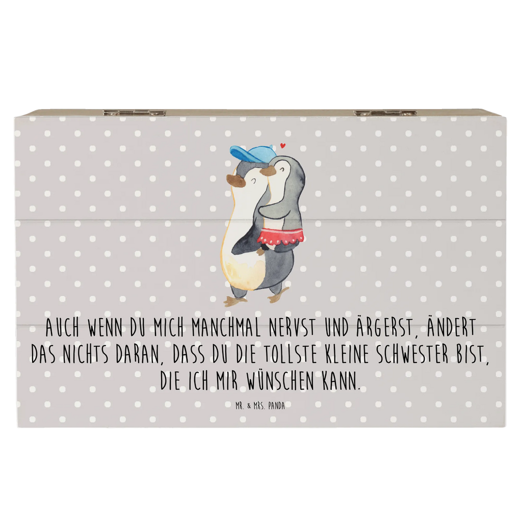 Holzkiste Pinguin Kleine Schwester truhe holz, Holzbox, aufbewahrungskiste mit deckel, Schatulle, kiste holz, Holzkiste, Aufbewahrungsbox, Holzbox mit Deckel, Aufbewahrungskiste, Holztruhe, Box aus Holz, holzschachtel, Holzkiste mit Deckel, aufbewahrungstruhe, Aufbewahrungsbox Holz, aufbewahrungsboxen, holzkästchen, box holz, Holzkisten, aufbewahrungskisten, Holz Aufbewahrungsbox, holztruhen, holzschatulle, Aufbewahrungsbox aus Holz, Holzboxen, Bruder, Schwester, Familie, Opa, Oma, Papa, Mama, Vatertag, Muttertag