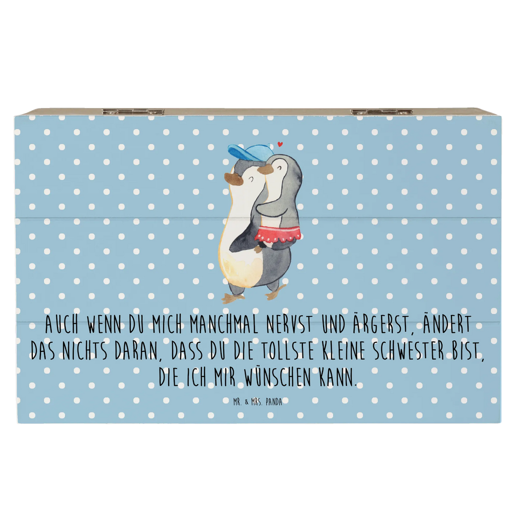 Holzkiste Pinguin Kleine Schwester truhe holz, Holzbox, aufbewahrungskiste mit deckel, Schatulle, kiste holz, Holzkiste, Aufbewahrungsbox, Holzbox mit Deckel, Aufbewahrungskiste, Holztruhe, Box aus Holz, holzschachtel, Holzkiste mit Deckel, aufbewahrungstruhe, Aufbewahrungsbox Holz, aufbewahrungsboxen, holzkästchen, box holz, Holzkisten, aufbewahrungskisten, Holz Aufbewahrungsbox, holztruhen, holzschatulle, Aufbewahrungsbox aus Holz, Holzboxen, Bruder, Schwester, Familie, Opa, Oma, Papa, Mama, Vatertag, Muttertag