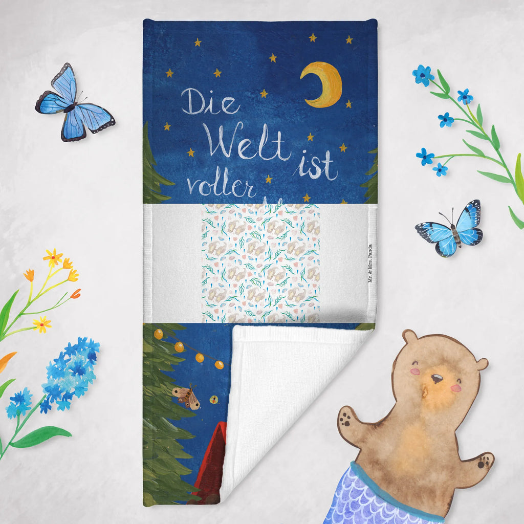 Hand towel Otter Pattern bathroom, shower towel, towel, bath towel, otter, marten, sea otter, European otter, water mammal, aquatic animal, baby otter, predator, water, otter gifts, animal lover, gift ideas for animal lovers, animal, mammal, water animal, gifts for people in love