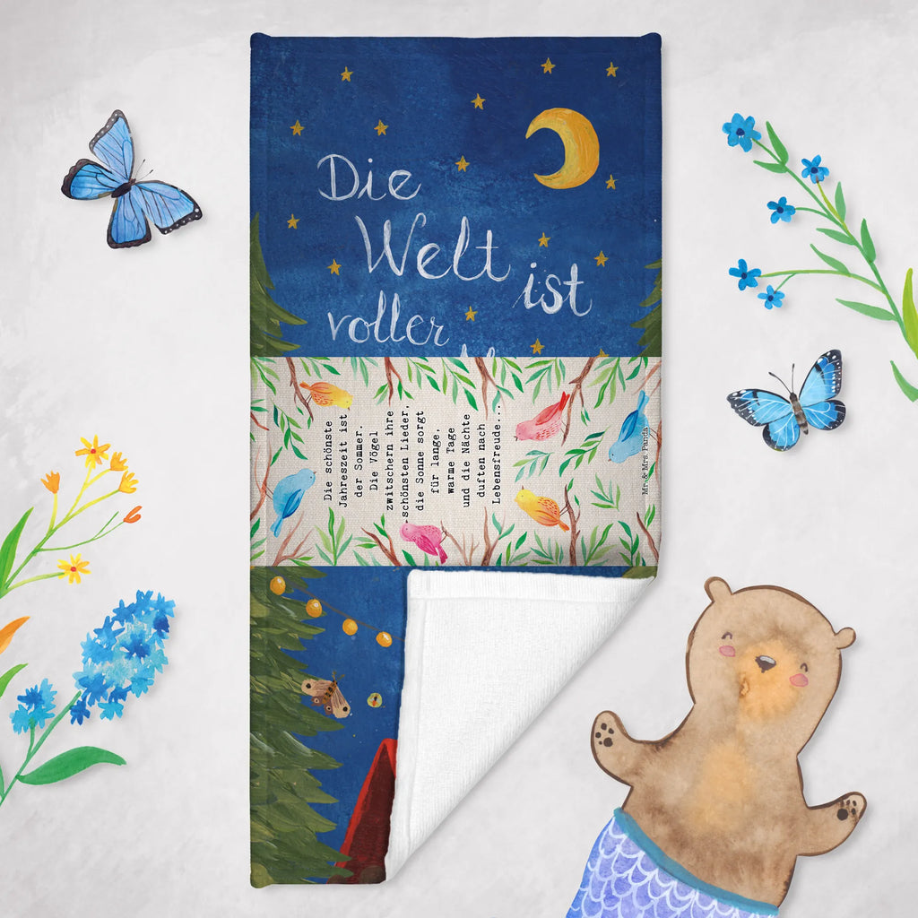 Handtuch Vogelgezwitscher Strandtuch, Saunatuch, Duschtuch, Badetuch, Kinder Handtuch, Blumen Deko, Frühlings Deko, Sommer Deko, Dekoration, positive Botschaft, Naturliebhaber, Outdoor, Natur, Abenteuer