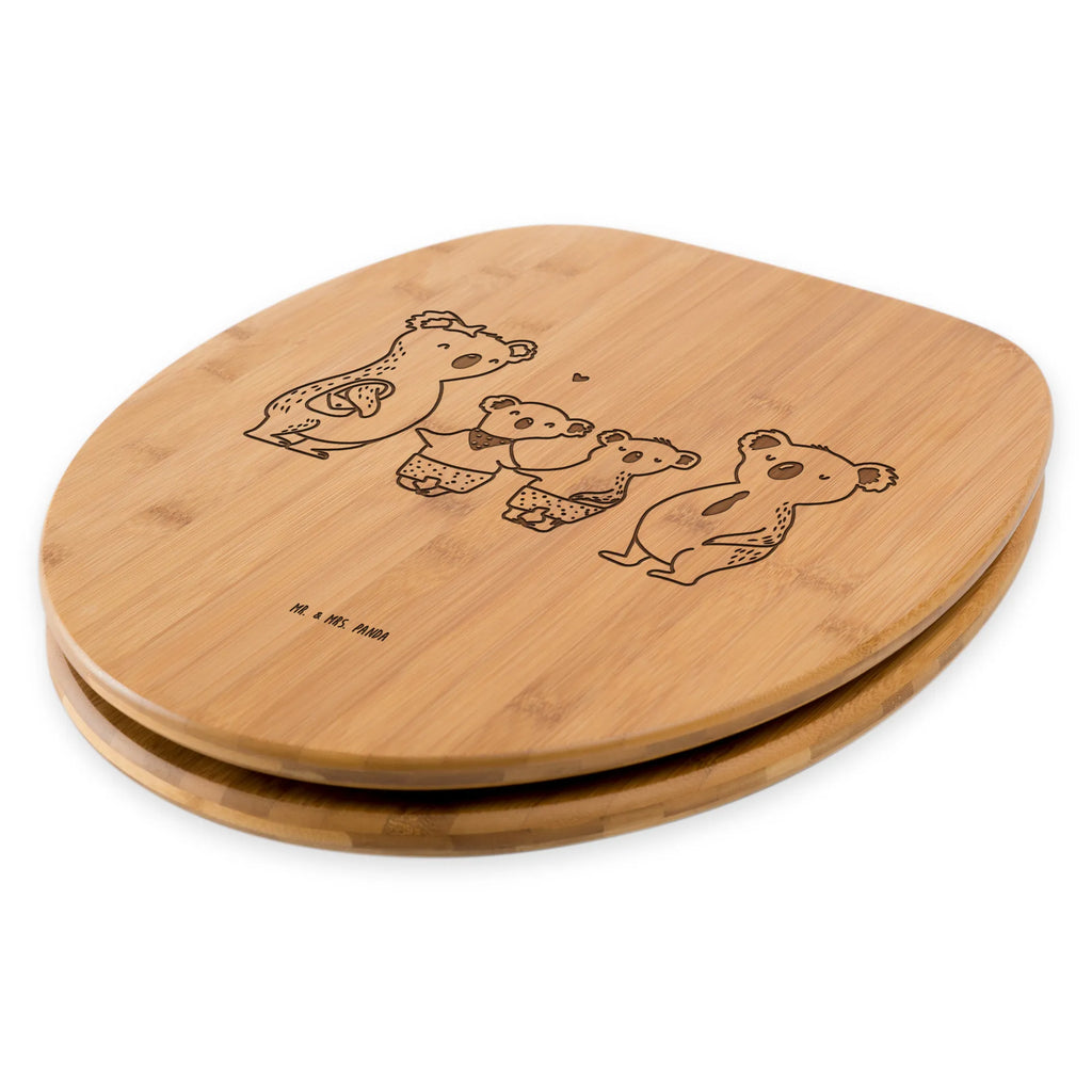 Deska sedesowa Rodzina koali dwa Rodzina, Dzień Ojca, Dzień Matki, brat, siostra, mama, tata, babcia, dziadek