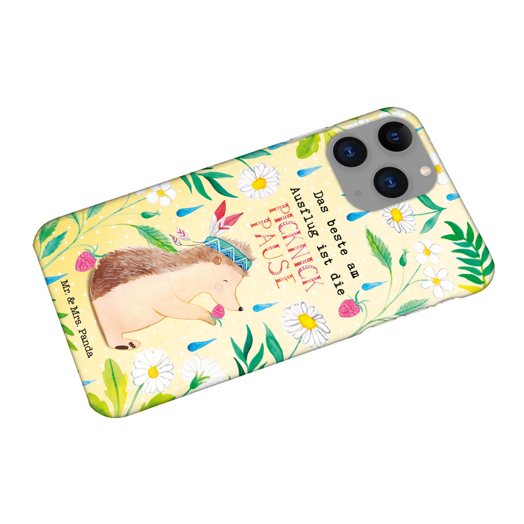 Phone case Hedgehog Picnic Premium Kunststoff, Handyhülle, Iphone 11 Pro Handyhülle, Iphone 11 Pro, Waldtiere, Tiere
