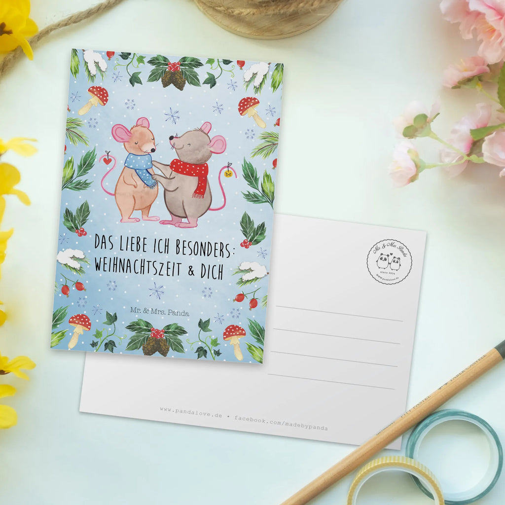 Postkarte Mäuse Weihnachten Einladungskarte, Ansichtskarte, Karte, Postkarte, Einladung Geburtstag, Einladung, Dankeskarte, Grußkarte, Geschenkkarte, Ansichtskarten, Geburtstagskarte, Einladungskarten Geburtstag, Winter, Weihnachten, Weihnachtsdeko, Nikolaus, Advent, Heiligabend, Wintermotiv