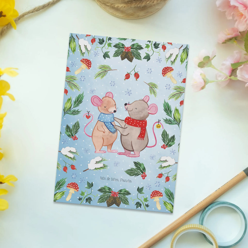 Postkarte Mäuse Weihnachten Einladungskarte, Ansichtskarte, Karte, Postkarte, Einladung Geburtstag, Einladung, Dankeskarte, Grußkarte, Geschenkkarte, Ansichtskarten, Geburtstagskarte, Einladungskarten Geburtstag, Winter, Weihnachten, Weihnachtsdeko, Nikolaus, Advent, Heiligabend, Wintermotiv