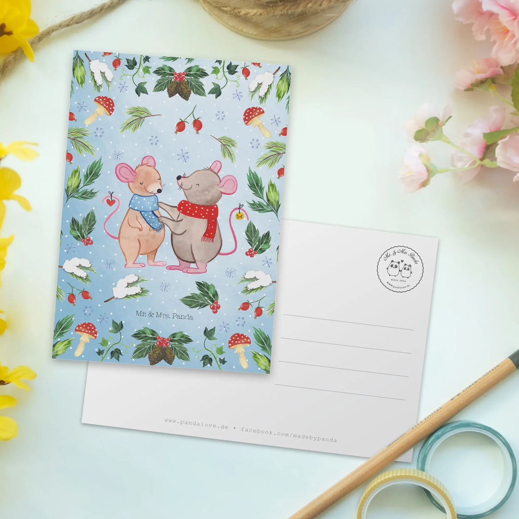 Postkarte Mäuse Weihnachten Einladungskarte, Ansichtskarte, Karte, Postkarte, Einladung Geburtstag, Einladung, Dankeskarte, Grußkarte, Geschenkkarte, Ansichtskarten, Geburtstagskarte, Einladungskarten Geburtstag, Winter, Weihnachten, Weihnachtsdeko, Nikolaus, Advent, Heiligabend, Wintermotiv