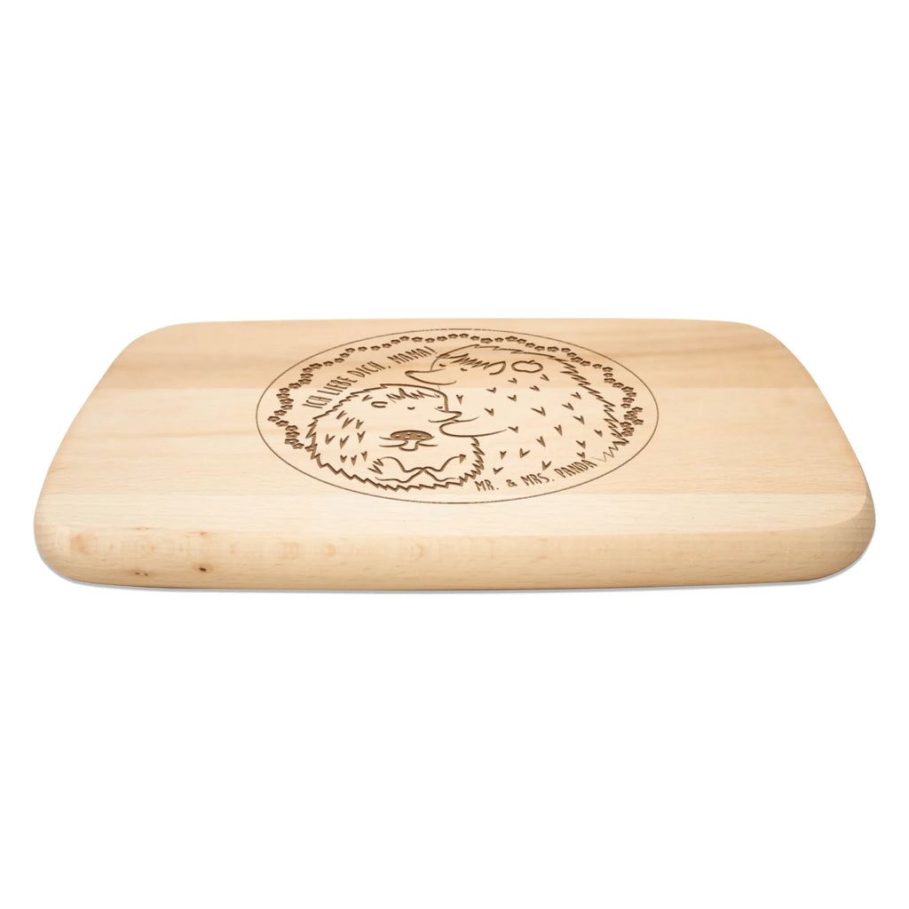Frühstücksbrett Igel Mama Frühstücksbrettchen, Schneidebrett Holz, Frühstücksbrett, Schneidebrett, Küchenbrett, Holzbrett, Familie, Vatertag, Muttertag, Bruder, Schwester, Mama, Papa, Oma, Opa, Tochter, Geschenk, Sohn, Geburtstag, Liebe, Igel, Paar, Mutter, Weihnachten