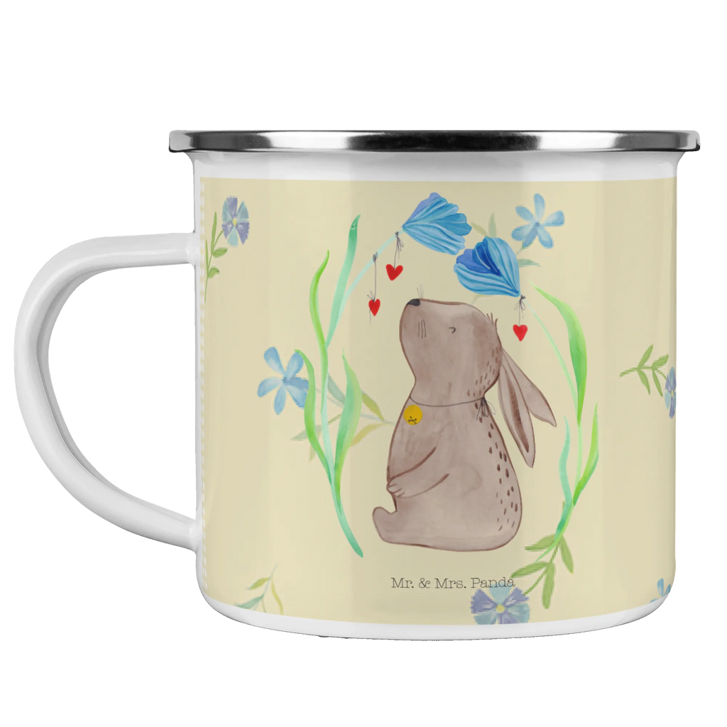 Kempingowy kubek emaliowany królik kwiat Kaffeebecher, Teebecher, Tasse, wandertasse, Emaille Tasse, Reisebecher, Trinkbecher, Pott, Kaffeetasse, Metalltasse, Tasse Emaille, emaillebecher, Emaille Becher, metallbecher, Teetasse, Becher, Emailletasse, Blechtasse, Campingtasse, Campingbecher, wanderbecher, becher emaille, reisetasse, blechbecher, Osterdeko, Osterhase, Osternest, Ostergeschenke, Geschenke zu Ostern, Ostern Geschenk, Ostergeschenke Kinder, Ostern Kinder, Ostern, Geburt, Kindergeburtstag, Geburtstag, Taufe, Schwangerschaft, Hase, Taufgeschenk, Kaninchen, Hoffnung, Kind, Träume, Erstes Kind