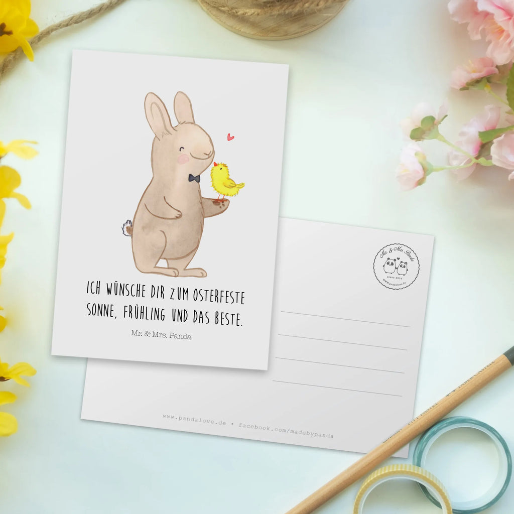 Postcard Hare chick Postcard, letter, gift, gift card, card, postcards, paper, invitation card, invitation, Easter, Easter bunny