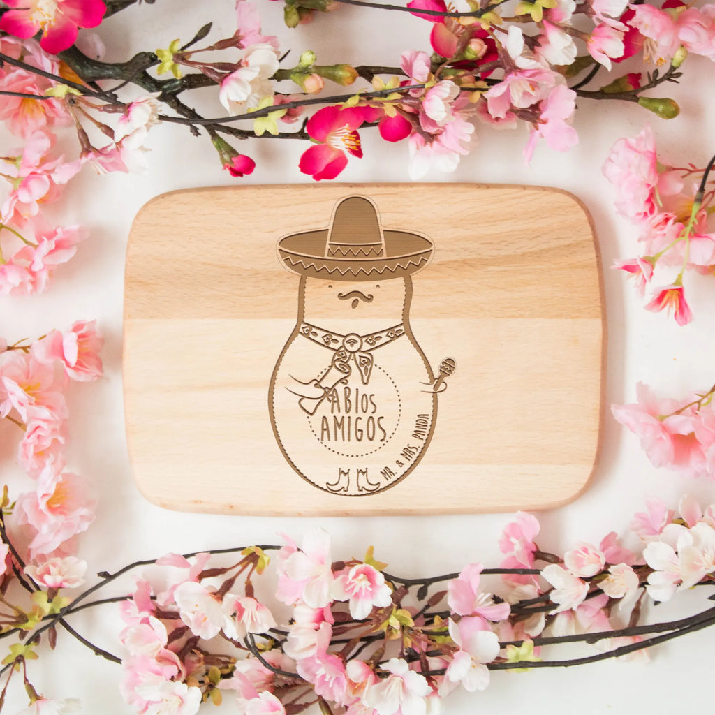 Schneidebrett Abios Amigos Schneidebrett Holz, Schneidebrett, Küchenbrett, Frühstücksbrett, Holzbrett, Frühstücksbrettchen
