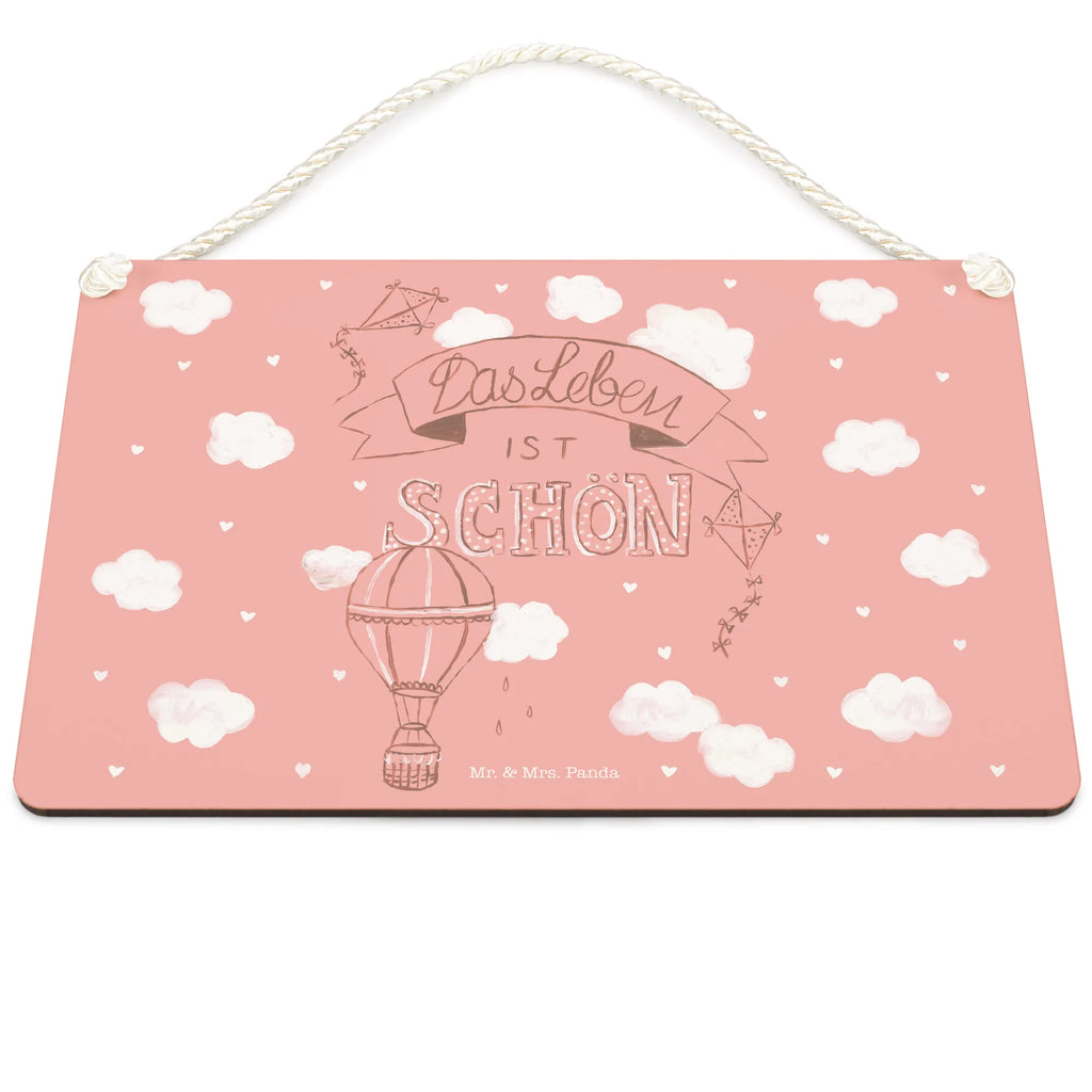 Decorative sign hot air balloon Life Nature, joy of life, love, experience, Life is beautiful, be happy, Life, Hot-air balloon, Inspiration, Saying life, Quote, Decoration house