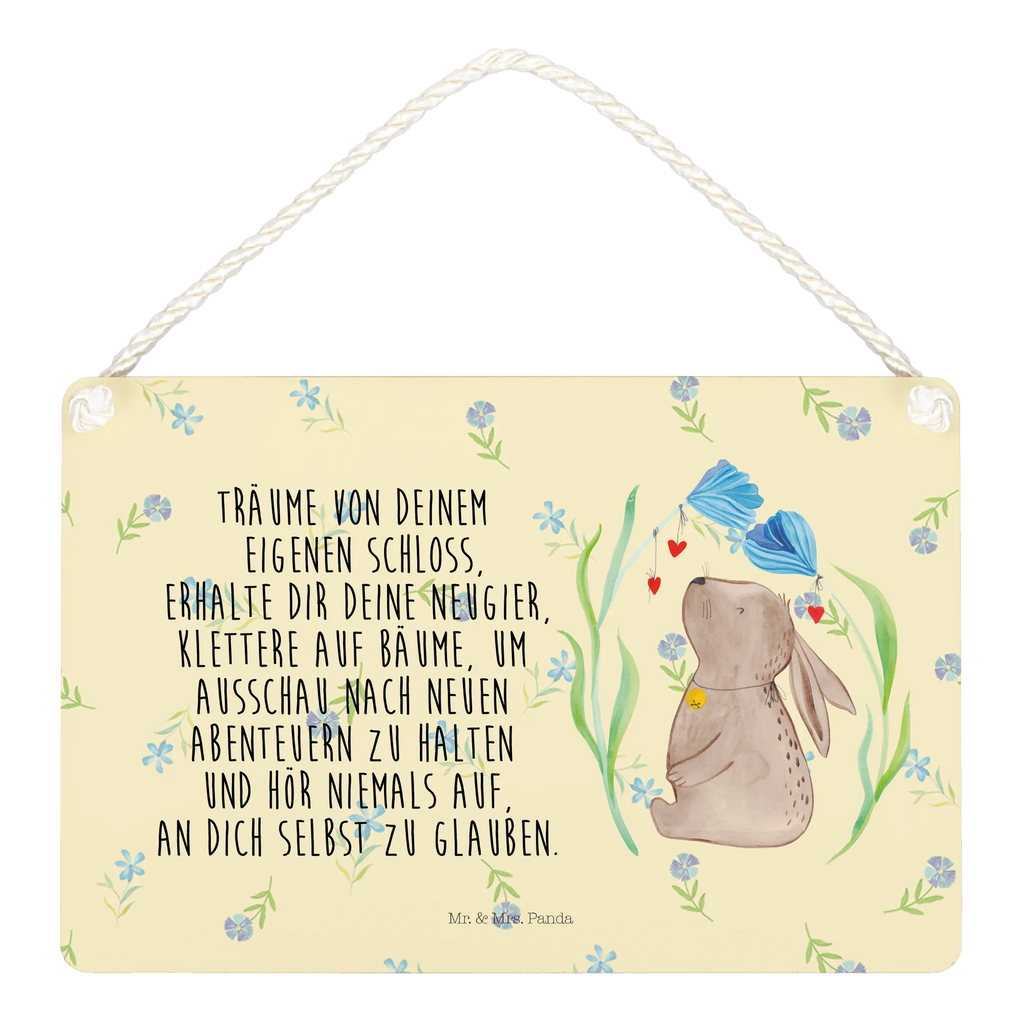 Decorative sign Hare flower Easter, Easter bunny, baptism, birth, dreams, child's birthday, pregnancy, Bunny, child, birthday, christening gift, rabbit, first child, hope