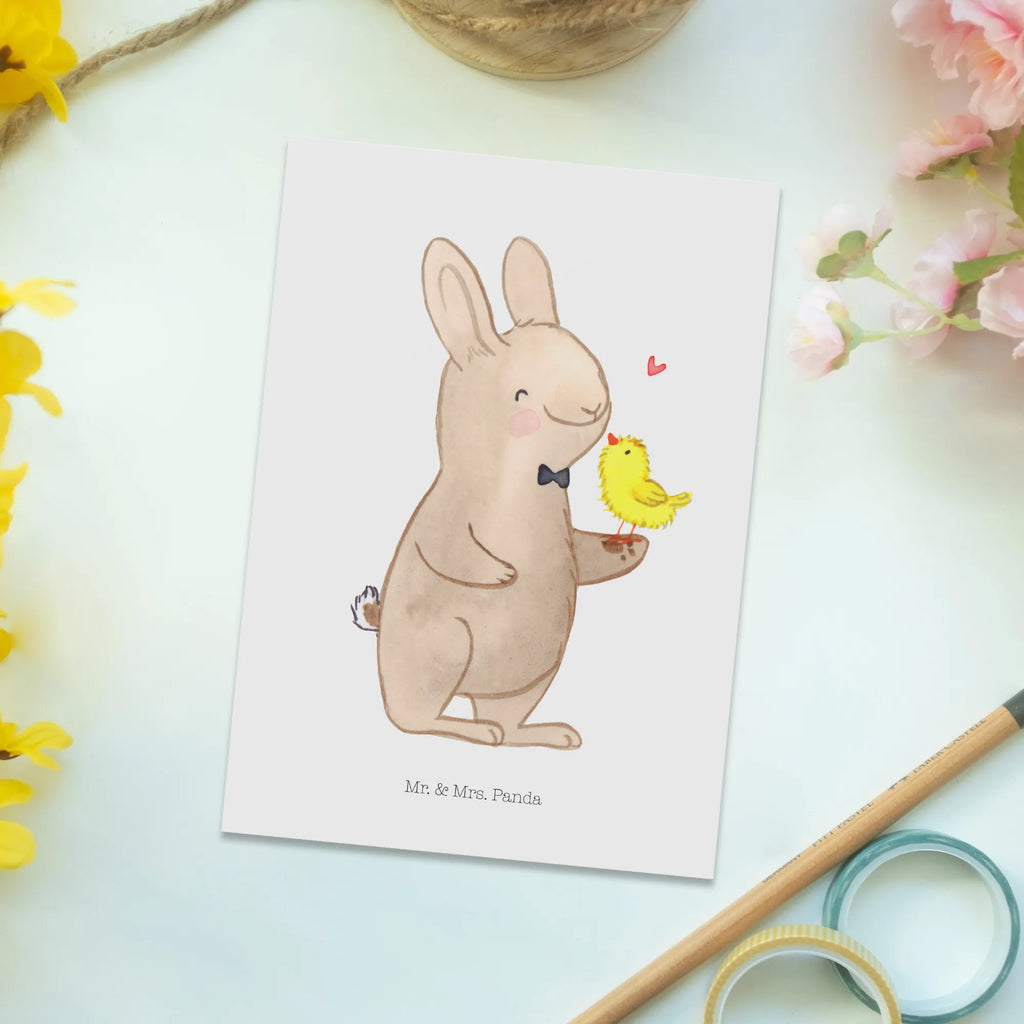 Postcard Hare chick Postcard, letter, gift, gift card, card, postcards, paper, invitation card, invitation, Easter, Easter bunny