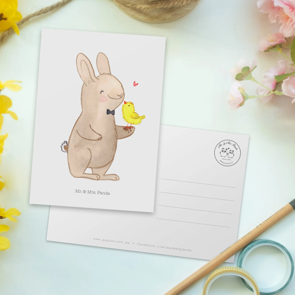 Postcard Hare chick Postcard, letter, gift, gift card, card, postcards, paper, invitation card, invitation, Easter, Easter bunny