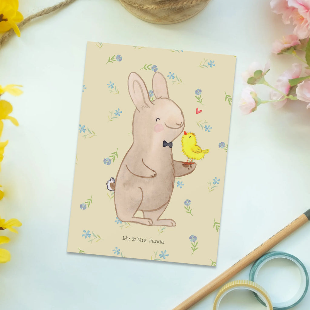 Postcard Hare chick Postcard, letter, gift, gift card, card, postcards, paper, invitation card, invitation, Easter, Easter bunny