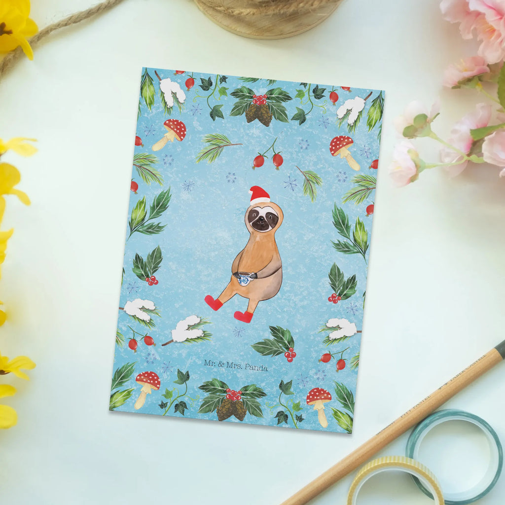 Postkarte Faultier Kakao Geburtstagskarte, Geschenkkarte, Einladung Geburtstag, Ansichtskarten, Einladungskarte, Einladungskarten Geburtstag, Dankeskarte, Karte, Grußkarte, Ansichtskarte, Einladung, Postkarte, Winter, Weihnachten, Weihnachtsdeko, Nikolaus, Advent, Heiligabend, Wintermotiv