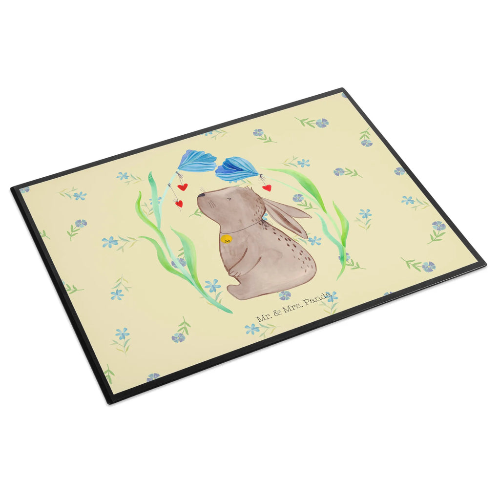 Desk pad Hare flower children, Desk pad, girl, office, underlay, desk, Easter, Easter bunny, Bunny, hope, birthday, child's birthday, birth, pregnancy, rabbit, dreams, first child, baptism, christening gift, child