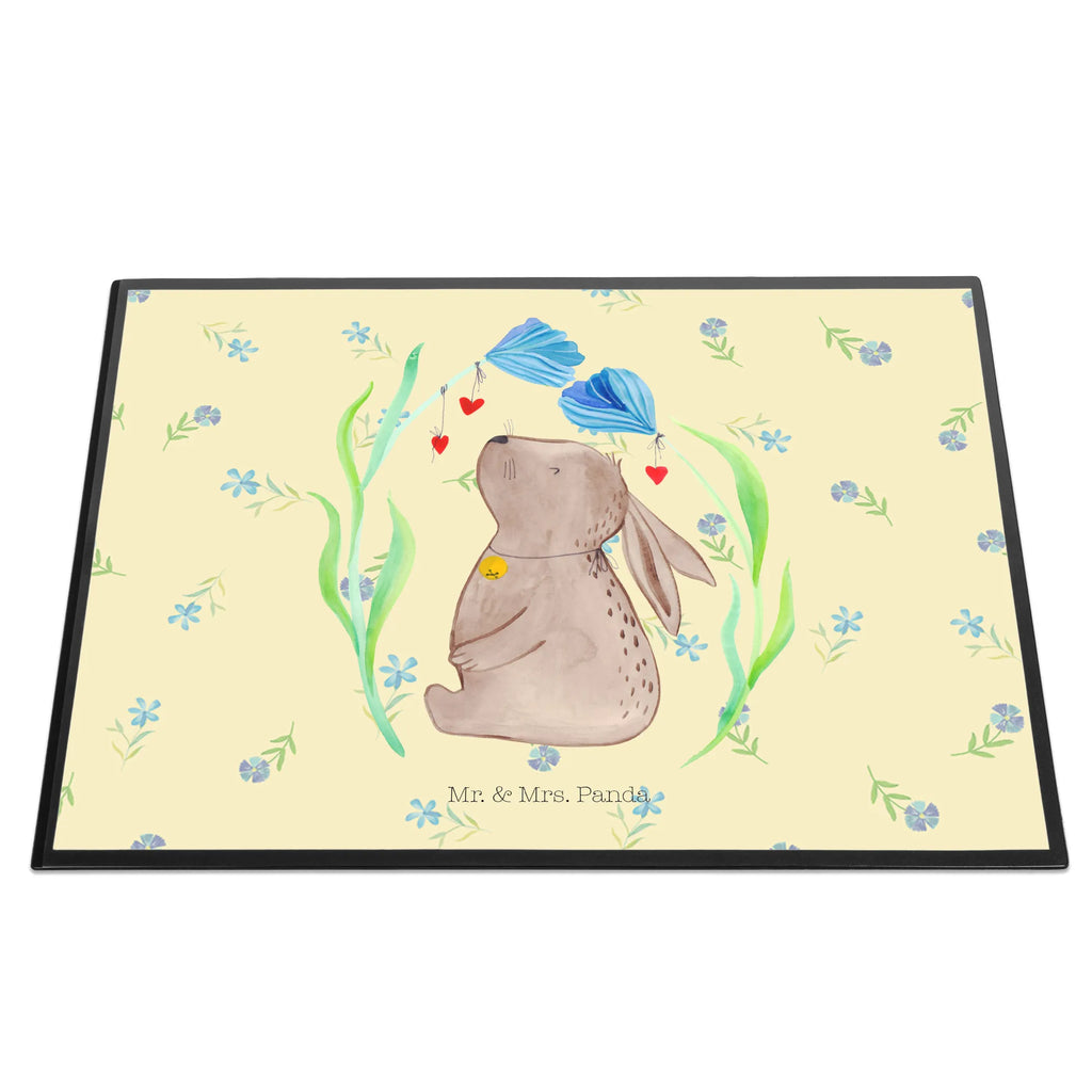 Desk pad Hare flower children, Desk pad, girl, office, underlay, desk, Easter, Easter bunny, Bunny, hope, birthday, child's birthday, birth, pregnancy, rabbit, dreams, first child, baptism, christening gift, child