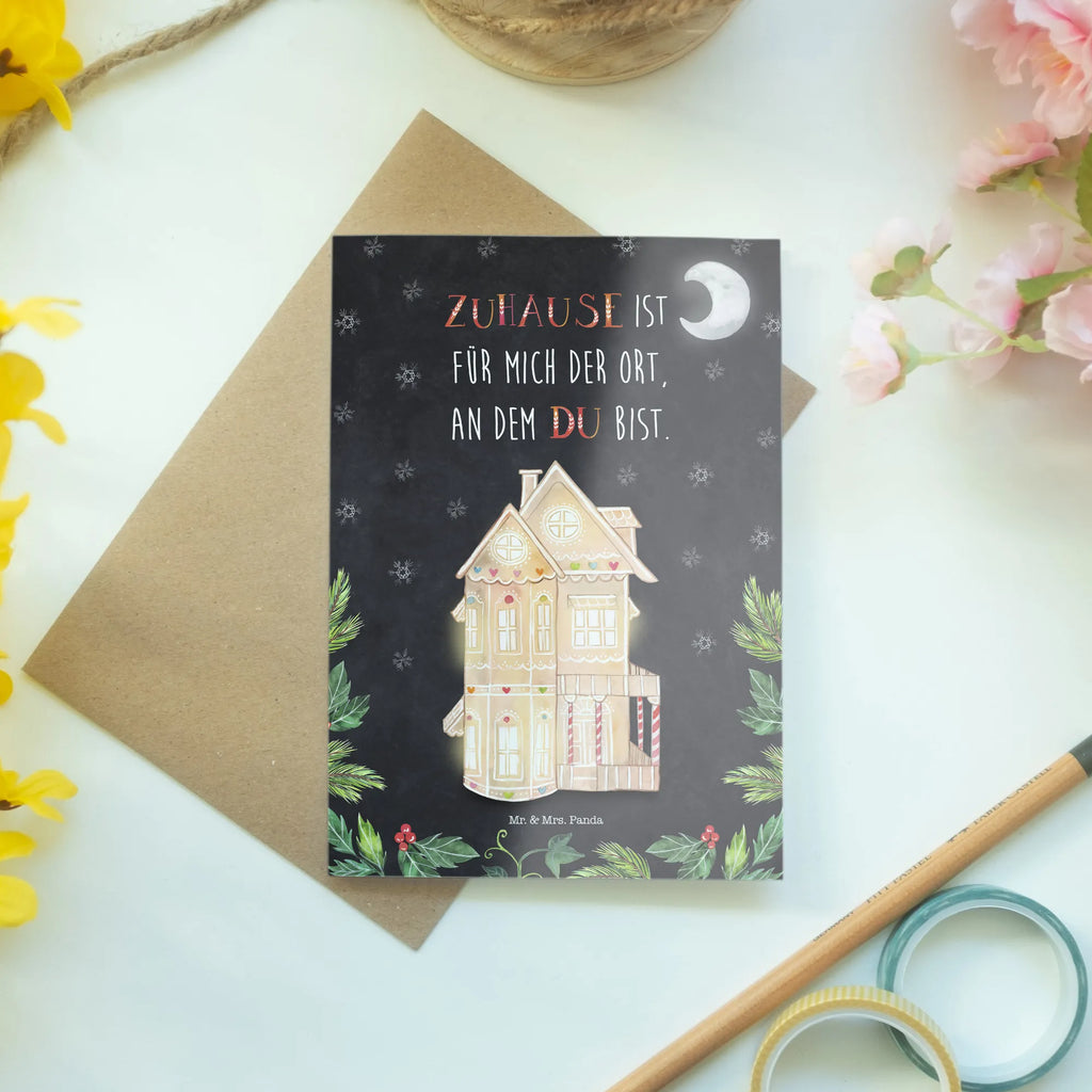 Greetings card Gingerbread House Grußkarten, neujahrskarte, valentinstagskarte, Glückwunschkarte, Motivkarte, glückwunschkarten, Klappkarte, genesungskarte, vatertagskarte, weihnachtskarten, osterkarten, osterkarte, kommunionskarte, einladungskarten, hochzeitskarten, Beileidskarte, firmungskarte, Grußkarte, jubiläumskarte, dankeskarten, babykarte, spruchkarte, abiturkarte, Weihnachten, Winter, Weihnachtsdeko, Nikolaus, Advent, Heiligabend, Wintermotiv