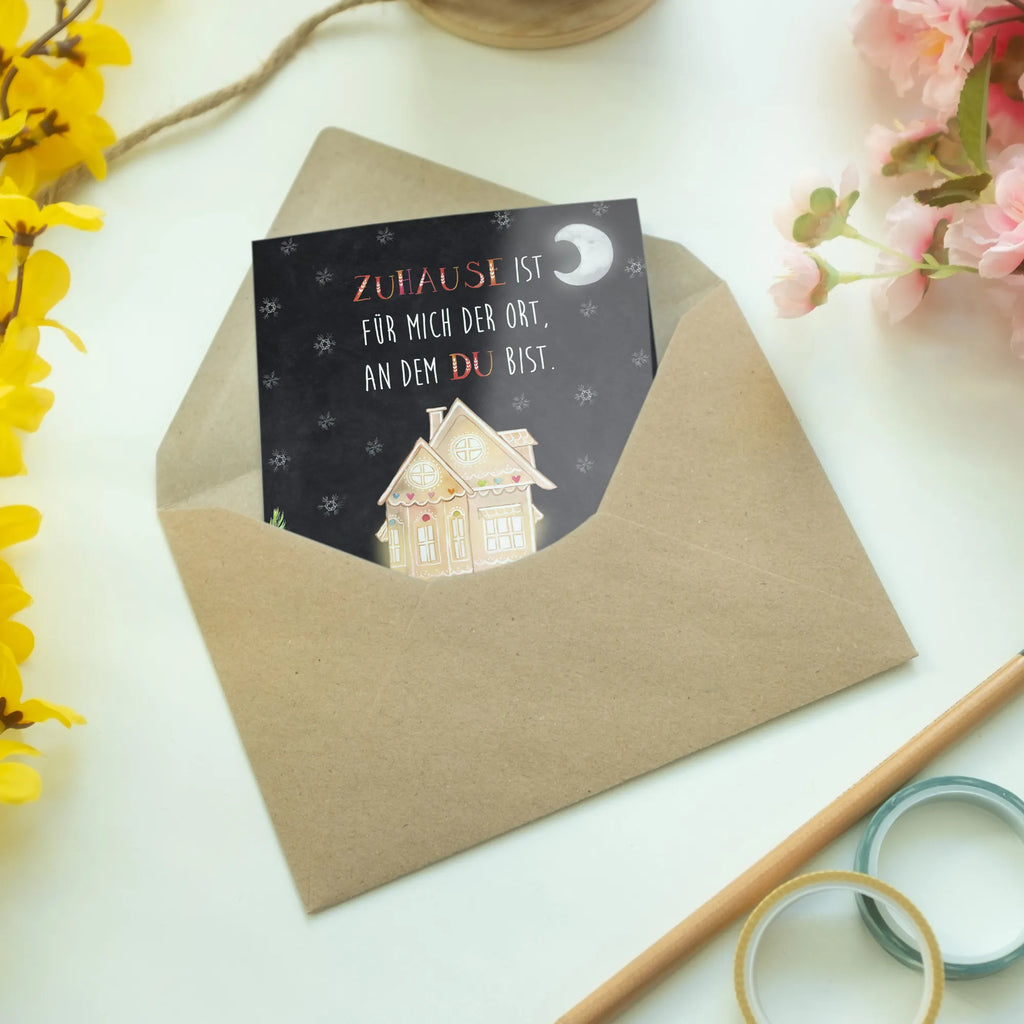 Greetings card Gingerbread House Grußkarten, neujahrskarte, valentinstagskarte, Glückwunschkarte, Motivkarte, glückwunschkarten, Klappkarte, genesungskarte, vatertagskarte, weihnachtskarten, osterkarten, osterkarte, kommunionskarte, einladungskarten, hochzeitskarten, Beileidskarte, firmungskarte, Grußkarte, jubiläumskarte, dankeskarten, babykarte, spruchkarte, abiturkarte, Weihnachten, Winter, Weihnachtsdeko, Nikolaus, Advent, Heiligabend, Wintermotiv