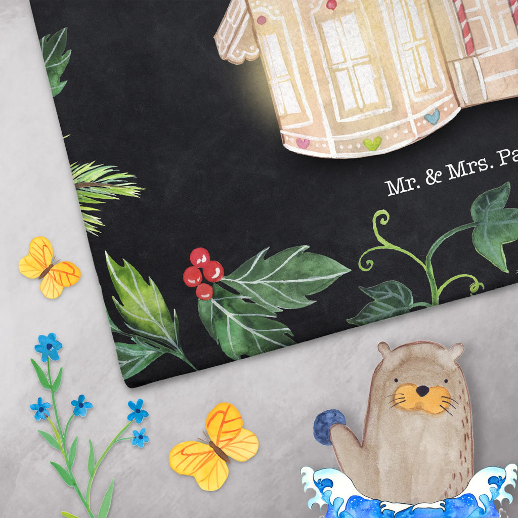 Ręcznik dla gości Piernikowy domek Zima, Boże Narodzenie, dekoracje świąteczne, Mikołaj, Adwent, Wigilia, zimowy motyw