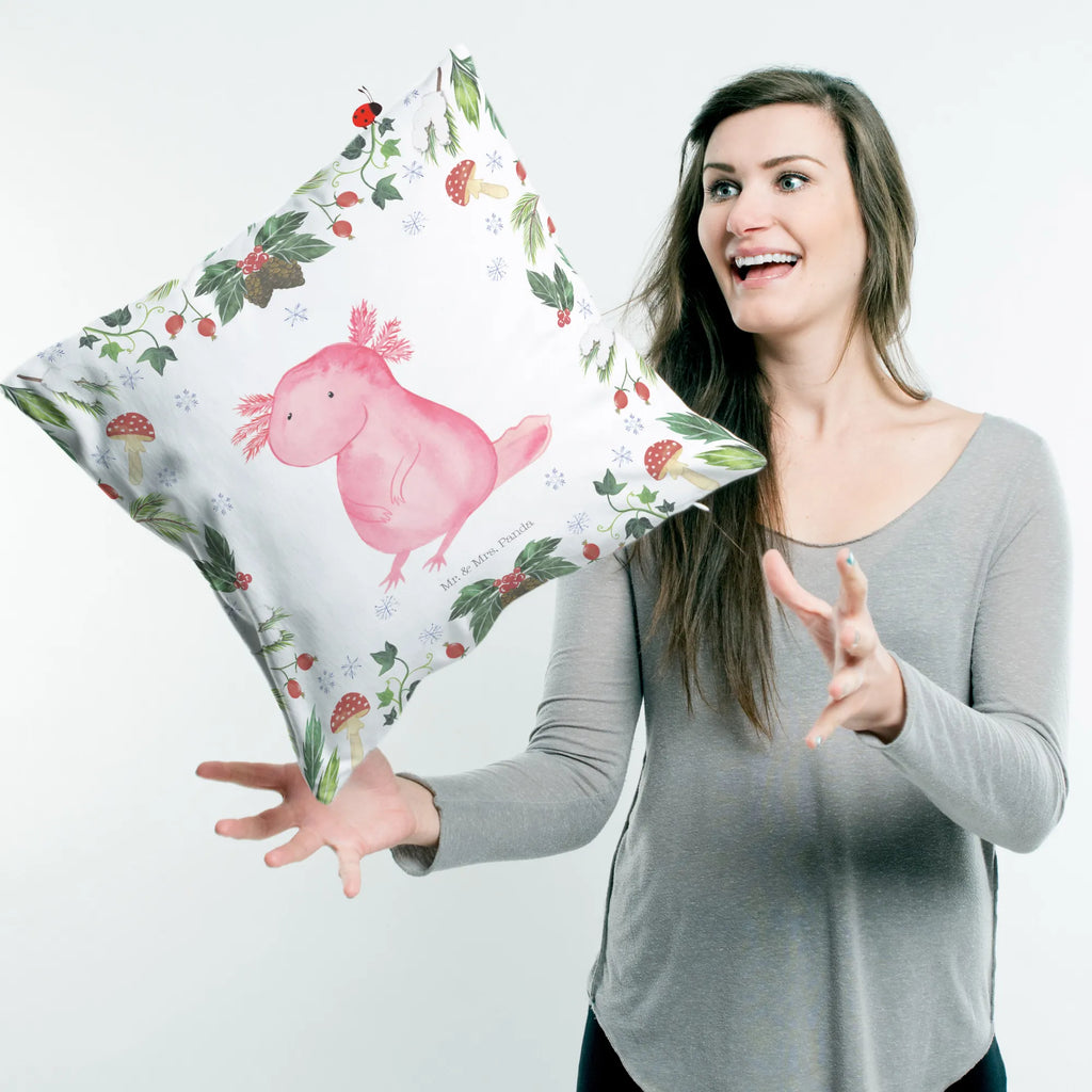 40x40 Kissen Axolotl Glücklich Kissen 40x40, Couchkissen, Sofakissen, Dekokissen Sofa, Kopfkissen 40x40, Kissen, sofakissen, Kissenbezug 40x40, Motivkissen, sitzkissen, Kissenhülle, Kissen 40x40 Waschbar, Dekokissen, Kissenhülle 40x40, Kopfkissen, Sofakissen 40x40, Dekokissen 40x40, Zierkissen, Kissenbezüge, Winter, Weihnachten, Weihnachtsdeko, Nikolaus, Advent, Heiligabend, Wintermotiv