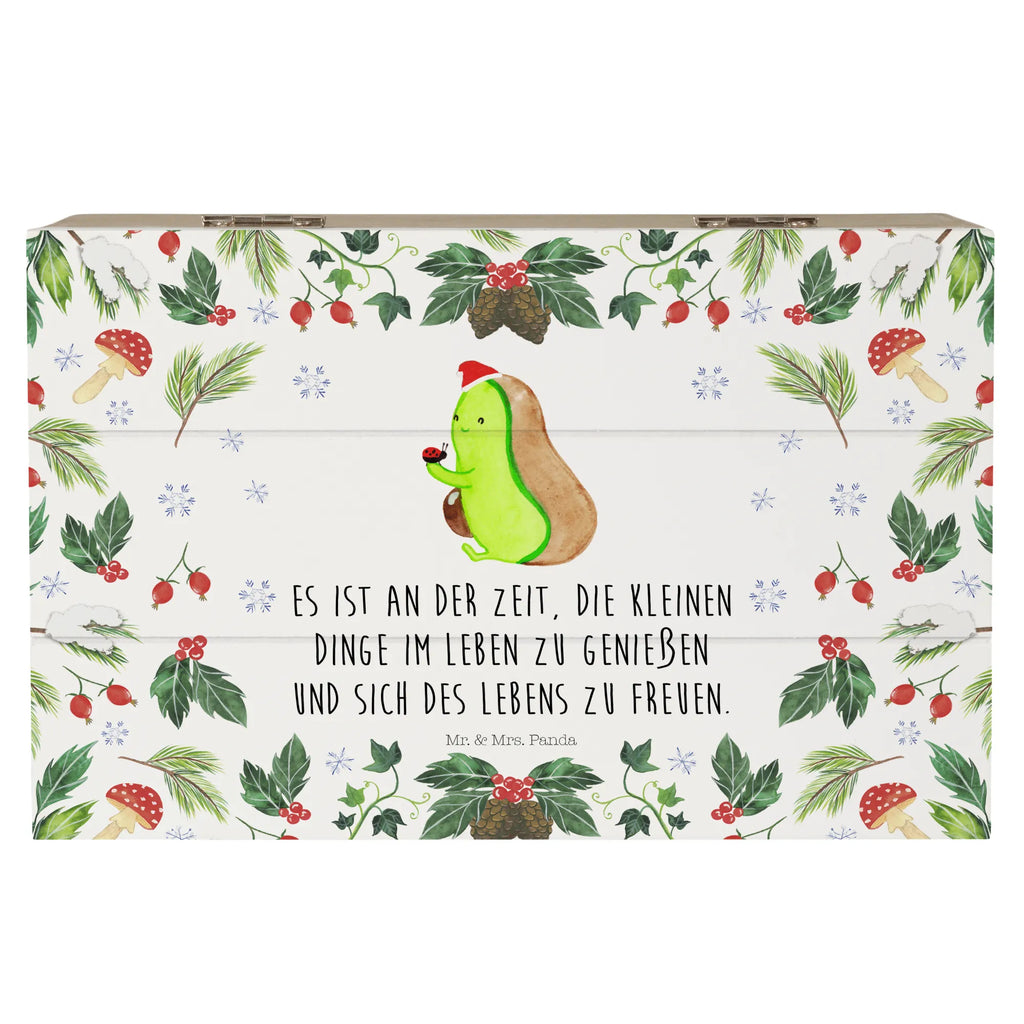 Skrzynia drewniana null null Zima, Boże Narodzenie, dekoracje świąteczne, Mikołaj, Adwent, Wigilia, zimowy motyw