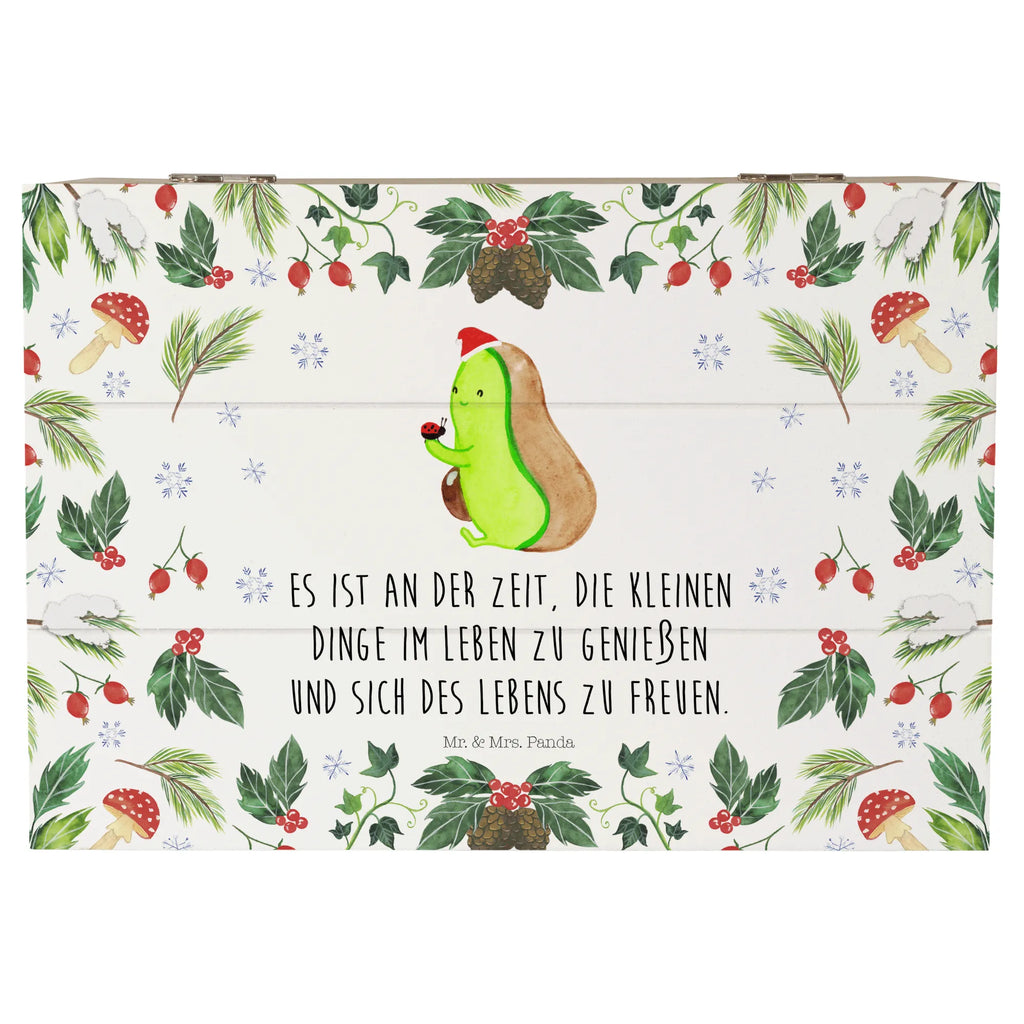 Skrzynia drewniana null null Zima, Boże Narodzenie, dekoracje świąteczne, Mikołaj, Adwent, Wigilia, zimowy motyw