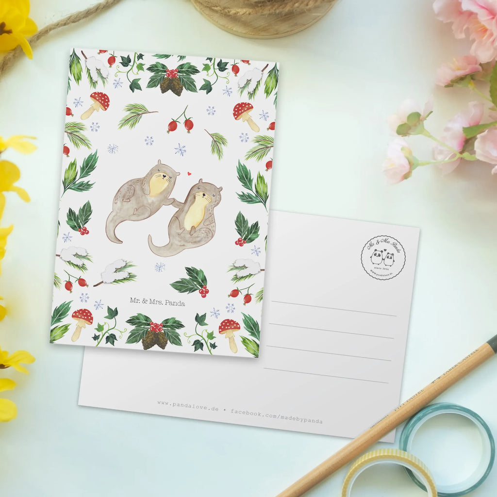 Postkarte Otter Glühweinstand Grußkarte, Ansichtskarte, Dankeskarte, Einladungskarten Geburtstag, Karte, Einladung, Einladungskarte, Postkarte, Einladung Geburtstag, Ansichtskarten, Geburtstagskarte, Geschenkkarte, Winter, Weihnachten, Weihnachtsdeko, Nikolaus, Advent, Heiligabend, Wintermotiv
