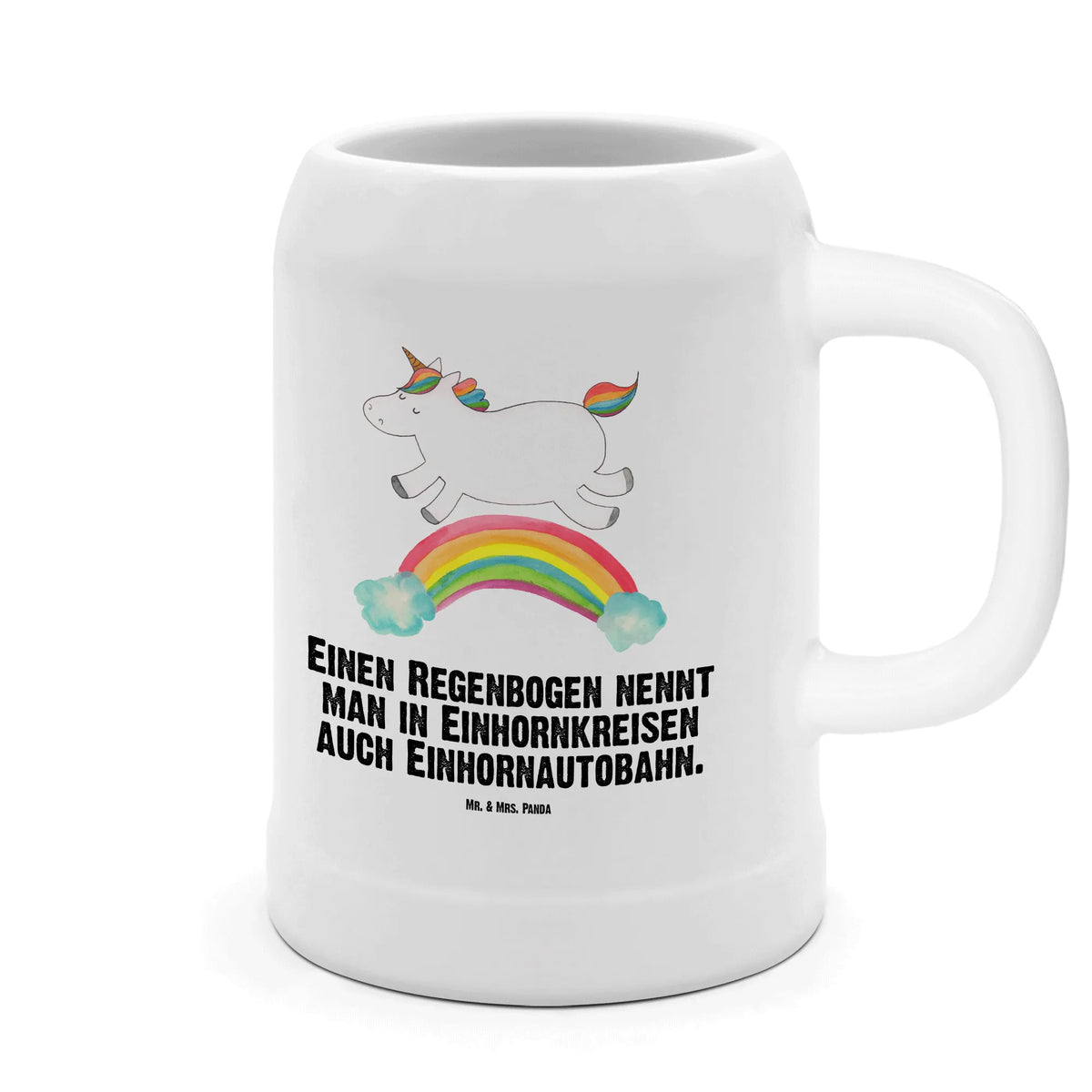 Kufel piwny jednorożec tęcza Jednorożec, jednorożce, dekoracje jednorożca, jednorożec