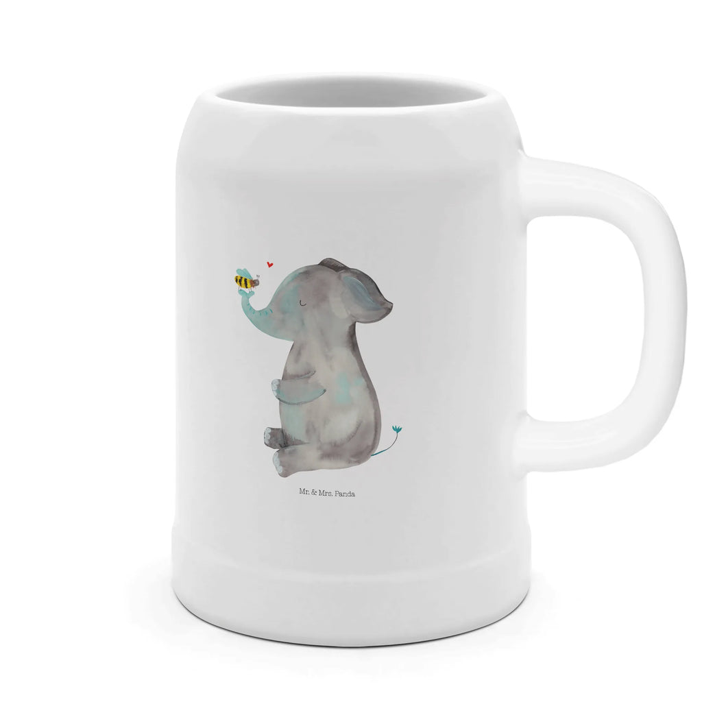 Kufel piwny słoń pszczoła Motywy zwierzęce, dobra energia, zabawne powiedzonka, zwierzęta