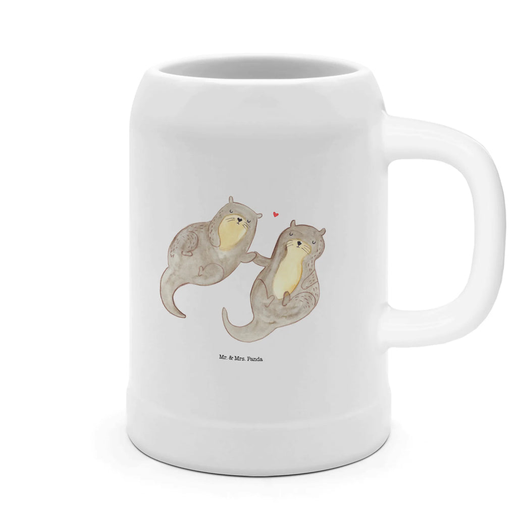 Beer mug otter holding hands otter, marten, sea otter, European otter, water mammal, aquatic animal, baby otter, predator, water, otter gifts, animal lover, gift ideas for animal lovers, animal, mammal, water animal, gifts for people in love, Otter Sea Otter Lake Otter