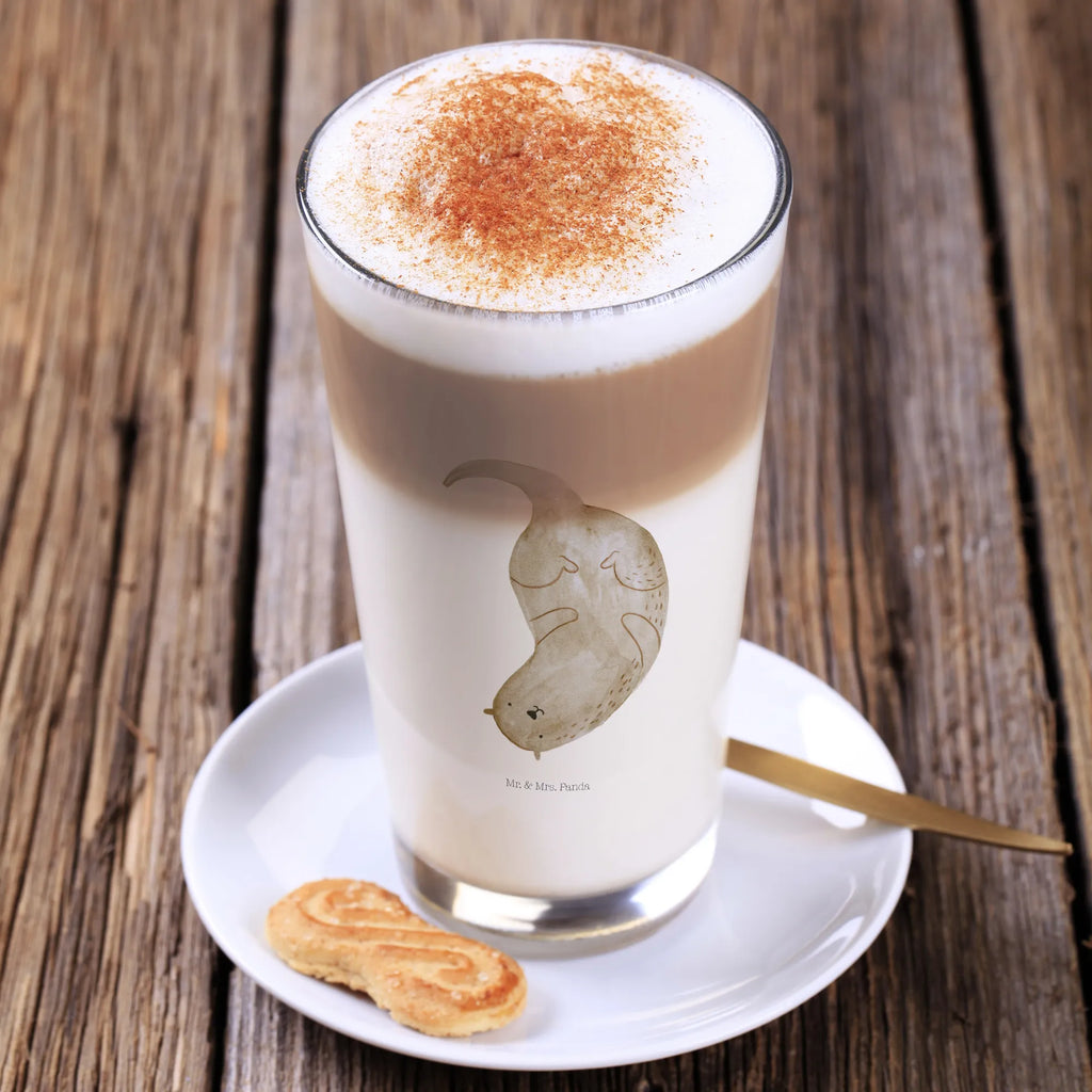 Glass otter upside down otter, marten, sea otter, European otter, water mammal, aquatic animal, baby otter, predator, water, otter gifts, animal lover, gift ideas for animal lovers, animal, mammal, water animal, gifts for people in love, Otter Sea Otter Lake Otter