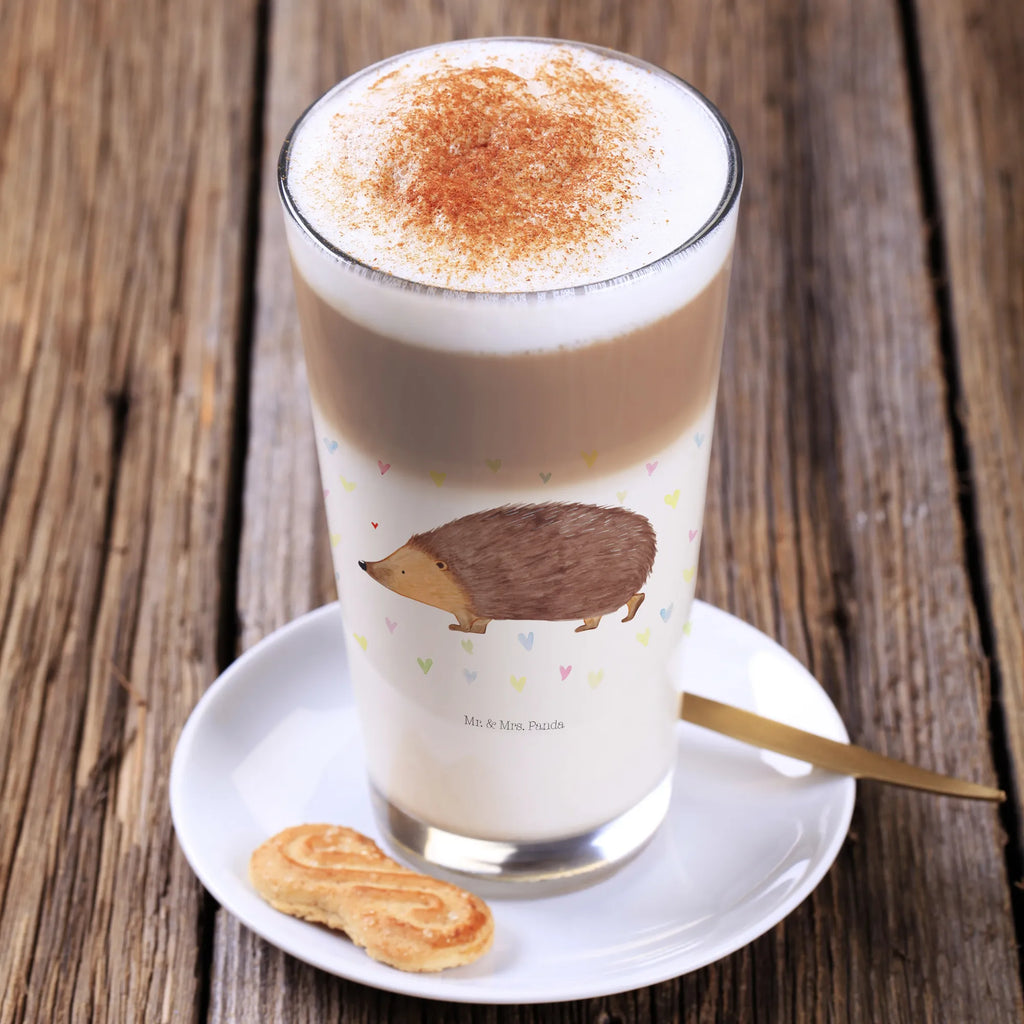 Glass Hedgehog hearts small animals, cute, funny, cute animal motives, hand drawn, small world, funny sayings, good mood, happy, gifts, gift ideas, special gifts, animal lover, card, trust, life, heart, Love, hearts, kiss, hedgehog