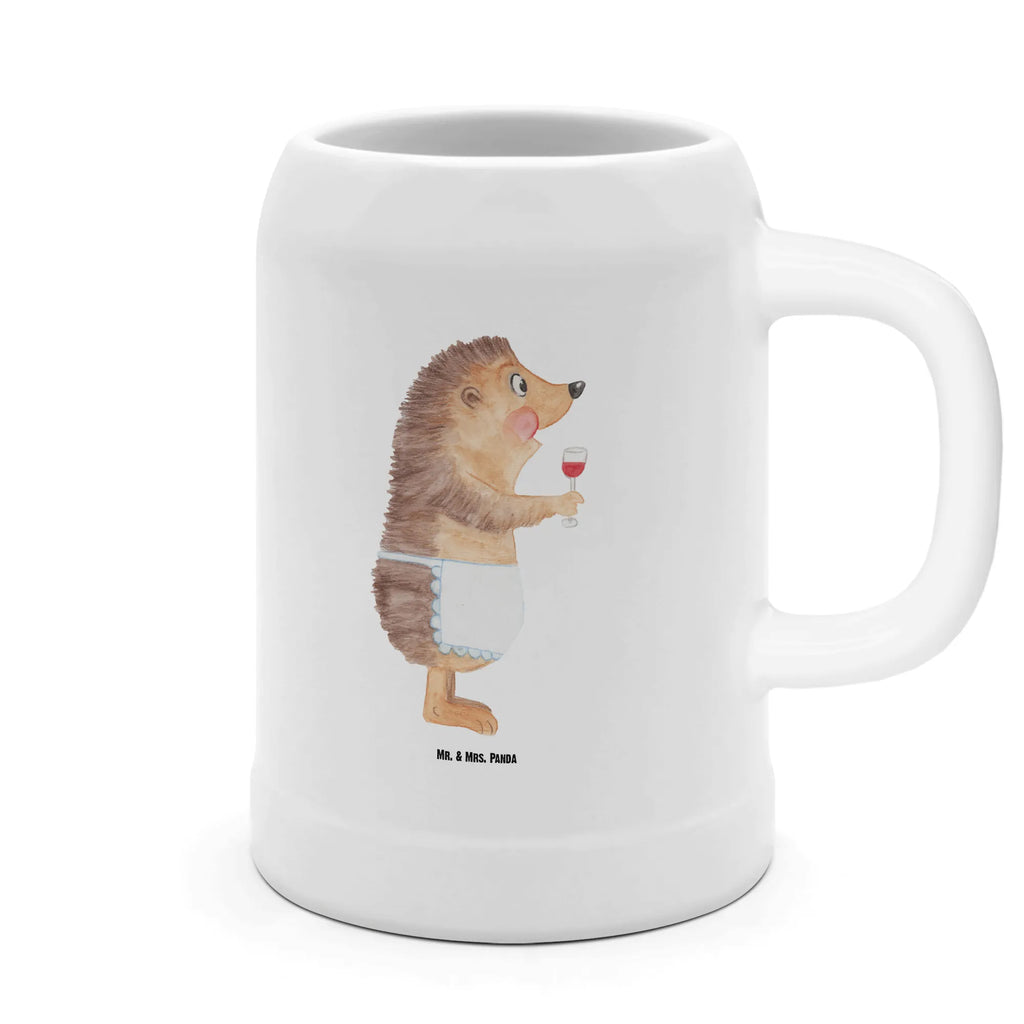 Kufel piwny jeż wino Motywy zwierzęce, dobra energia, zabawne powiedzonka, zwierzęta