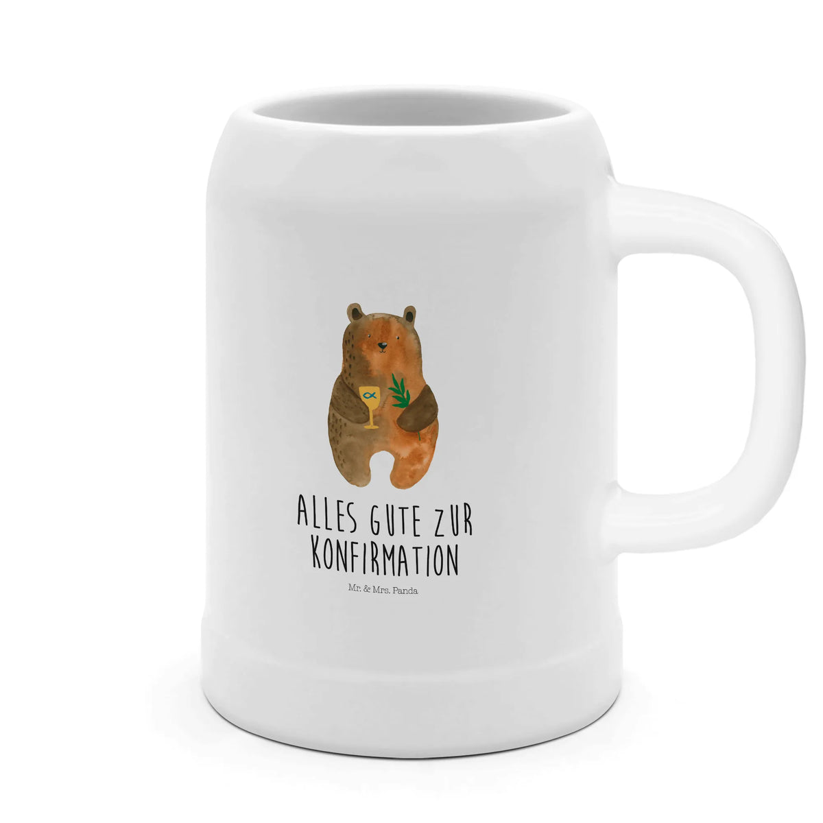 Beer mug bear confirmation teddy bear, cuddly toy, evangelic, church, confirmation, service
