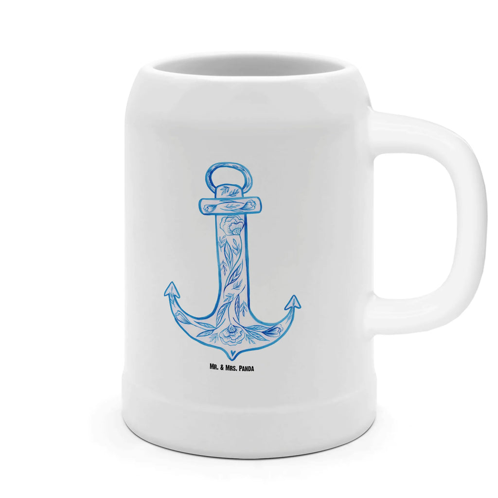 Kufel piwny kotwica Niebieski Motywy zwierzęce, dobra energia, zabawne powiedzonka, zwierzęta