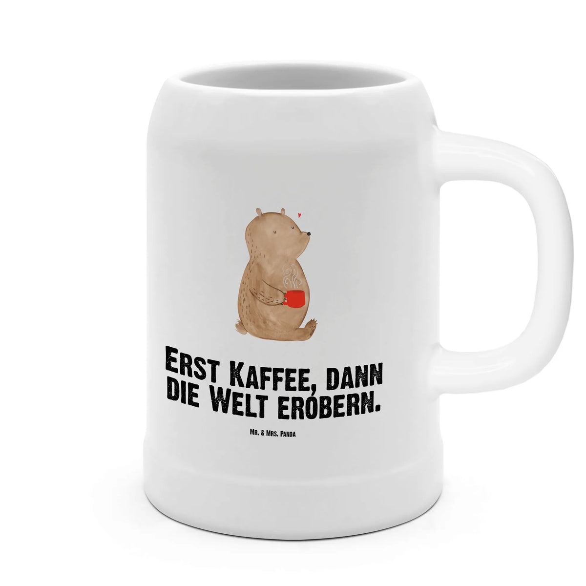 Bierkrug Bär Kaffee Humpen, Tonkrug, Steinkrug, Bierbecher, Mr. & Mrs. Panda Bierkrug, Steingutkrug, Steinbierkrug, Bierhumpen, Keramikkrug, Bier Seidel, Krug, Bier Humpen, Steinzeugkrug, Seidel, Trinkkrug, Teddy, Bär, Teddybär, Morgenroutine, Welt Erobern, Welt Retten, Coffee, Kaffee, Motivation, Bären, Guten Morgen