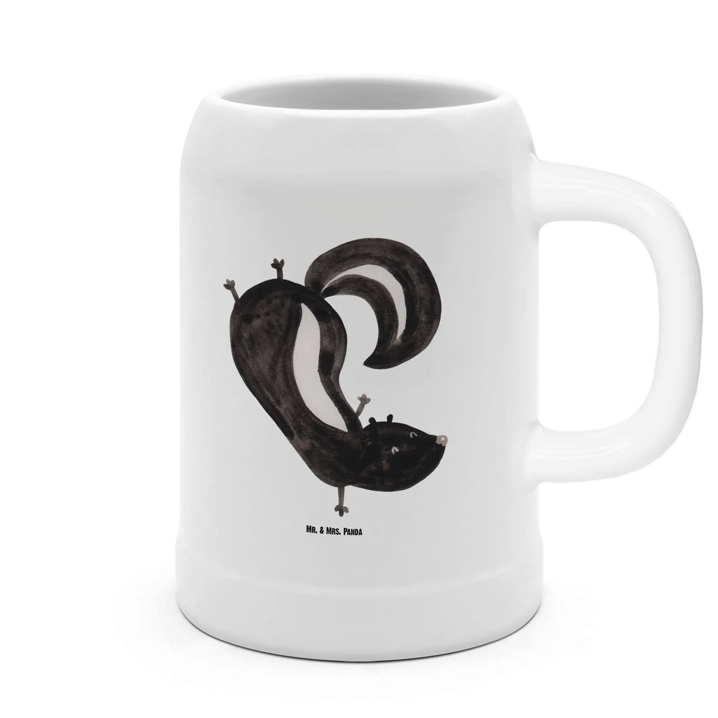 Beer mug skunk handstand Skunk, child, playful, skunk, predator, stink, wild animal, playground